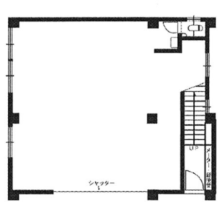 土井ビル1F 間取り図