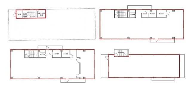 JEビル1F～3F 間取り図