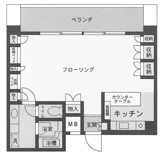 ふぁみーゆ六本木ビル301 間取り図