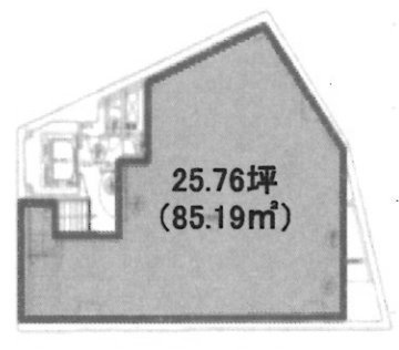 いちご溜池ビルB1F 間取り図
