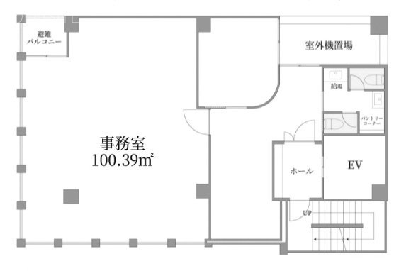 ULT目黒ビル7F 間取り図