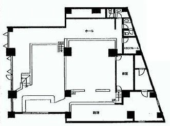 グランメール六本木1F 間取り図