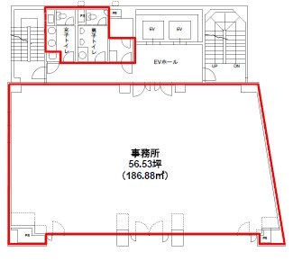 日本橋ライフサイエンスビルディング87F 間取り図