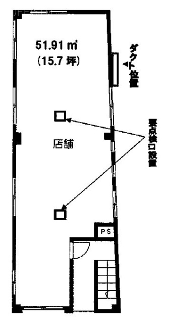 小泉ビル1F 間取り図