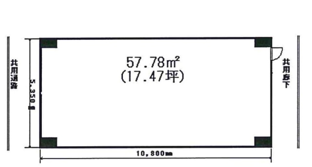 国分寺マンションビルB04 間取り図