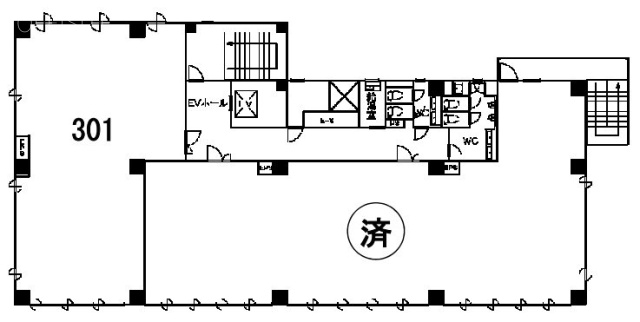 ホンダビル301 間取り図