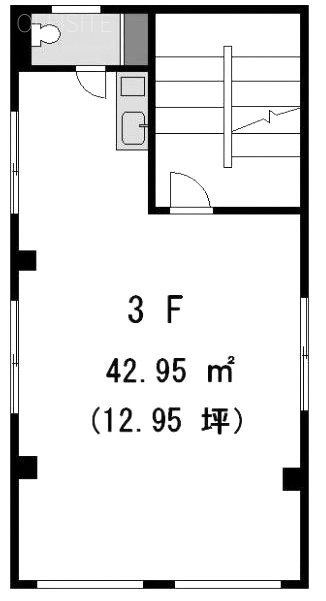 第3下田ビル3F 間取り図