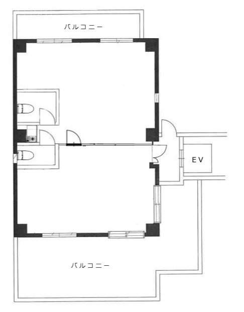青山ホワイトアドビービル8F 間取り図