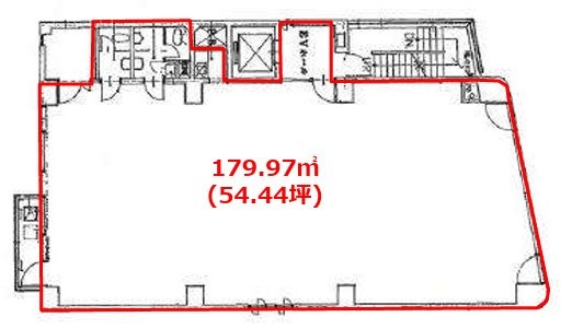 神宮前董友ビルⅠ8F 間取り図