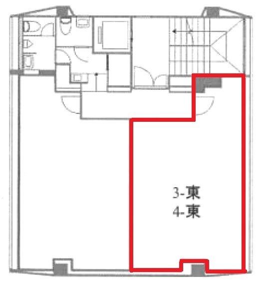 日本橋滄浪閣ビルE 間取り図