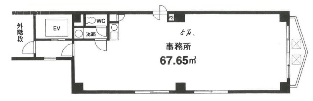 星ビル5F 間取り図