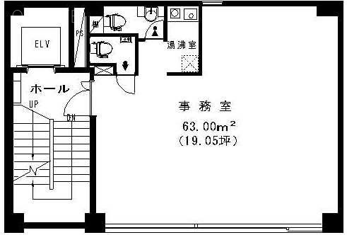 浅草橋ミハマビル本館B棟 間取り図