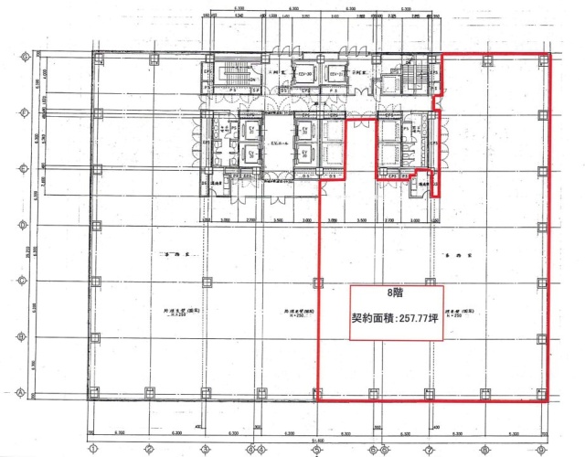 茅場町タワー8F 間取り図