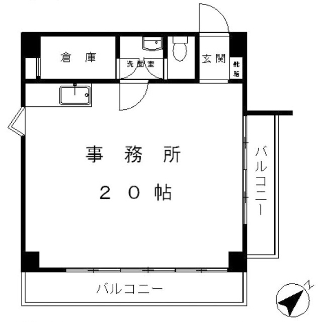 コーポフェリーチェ202 間取り図