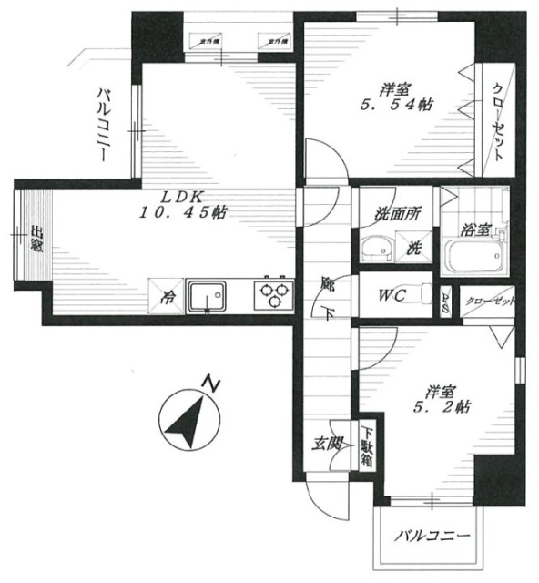 プラスワンビル701 間取り図