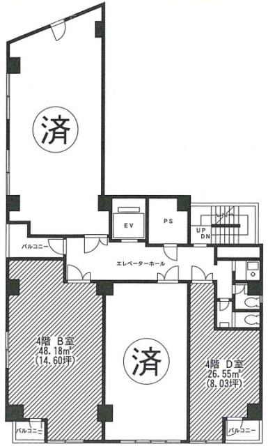 島田ビルD 間取り図