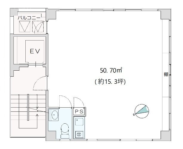 布目ビル2F 間取り図