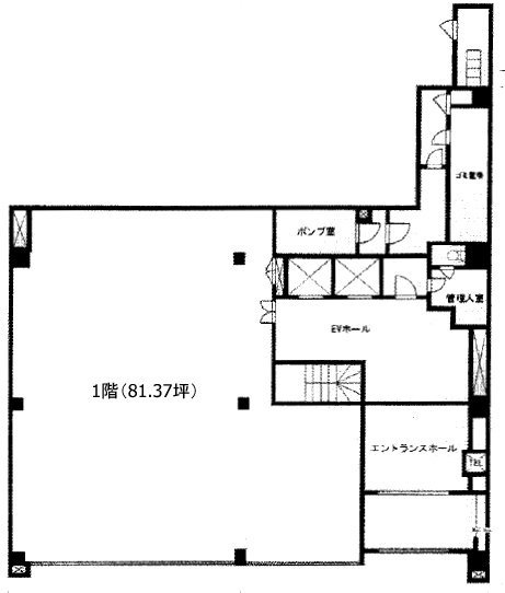 サンヨー堂錦糸ビル1F 間取り図