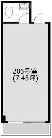 小野木ビル206 間取り図