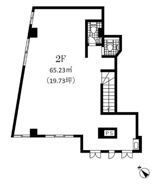 橘ビル2F 間取り図