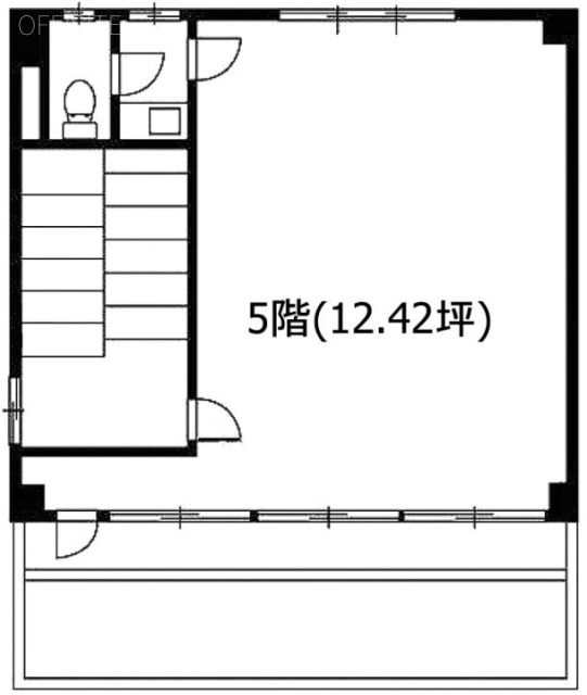 巣鴨茂木ビル5F 間取り図