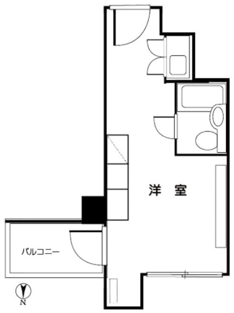 八丁堀東豊エステート4F 間取り図
