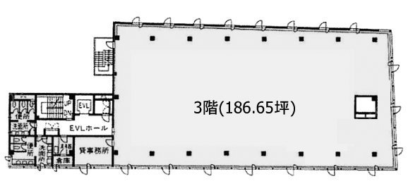 星野ビル3F 間取り図