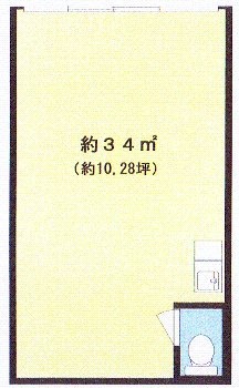 宮崎荘ビル1F 間取り図