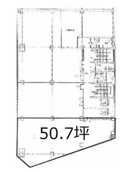 日本生命横浜西口ビル5F 間取り図