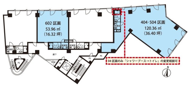 道玄坂スクエア504 間取り図