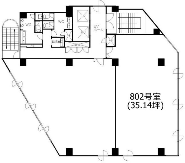 モリタビル西池袋802 間取り図