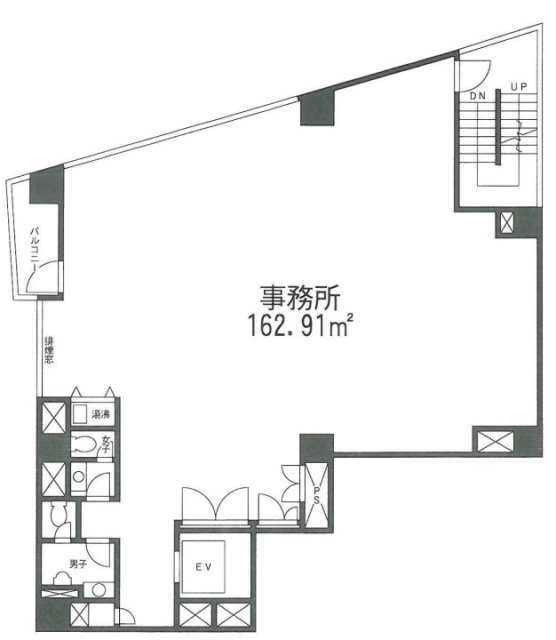 四谷曙橋ビル9F 間取り図