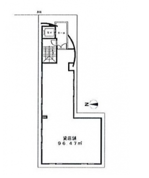 辰ビル4F 間取り図