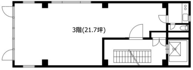 西新宿ウインズビル3F 間取り図