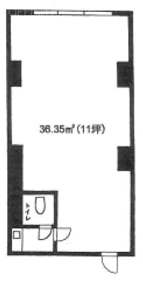 石渡ビル3F 間取り図