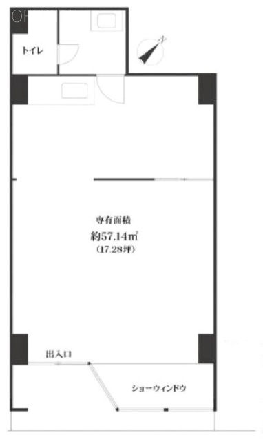 プリンスマンション1F 間取り図