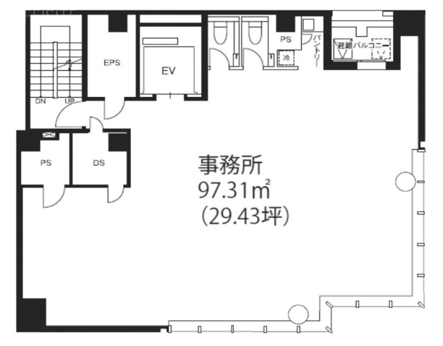 東京建物八重洲仲通りビル7F 間取り図