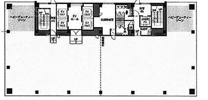 八丁堀トーセイビル15F 間取り図