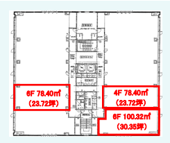 柏第一生命ビル4F 間取り図