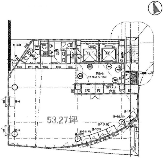 Daiwa目黒スクエア7F 間取り図