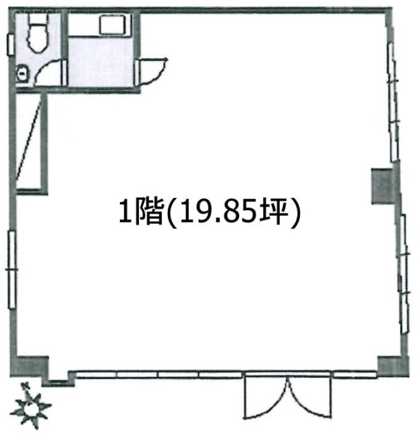 メゾン芙蓉菊坂(フヨウキクサカ)1F 間取り図
