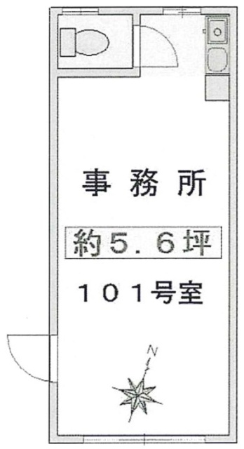 グラン・エクレール駒込ビル101 間取り図