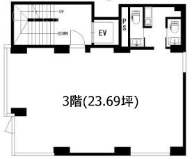 恵比寿鈴木ビル3F 間取り図