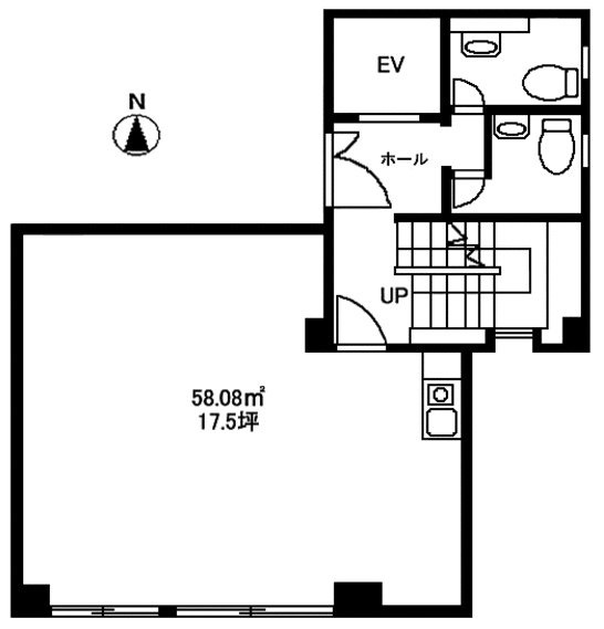 パレス代々木上原ビル302 間取り図