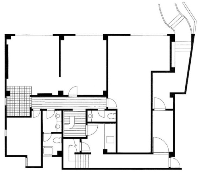 鳥居坂ハウスビル2F 間取り図