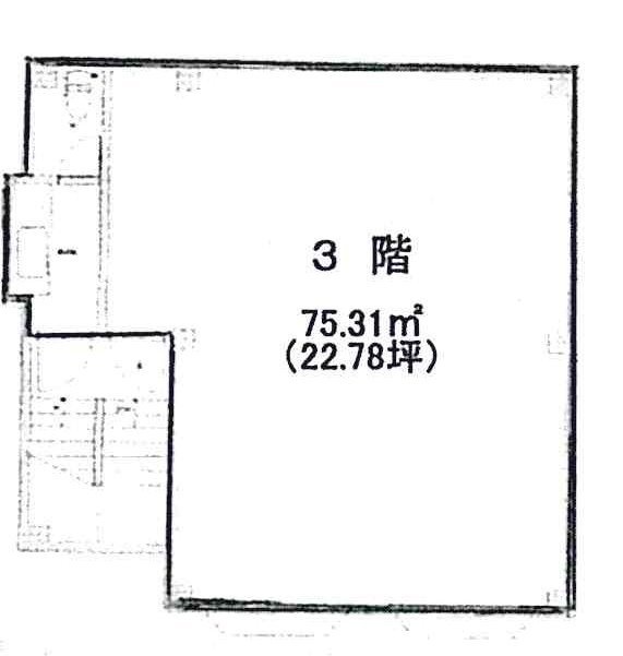 イチオク第33ビル3F 間取り図