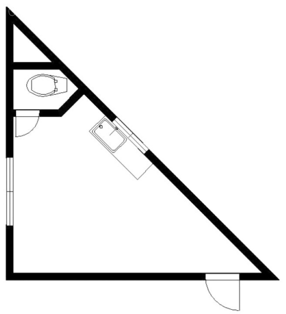 山京パレス中落合ビル1F 間取り図