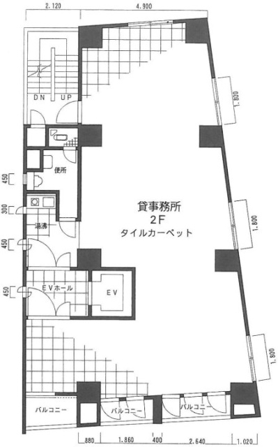 川志満ビル2F 間取り図