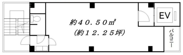高麗羅ビル3F 間取り図