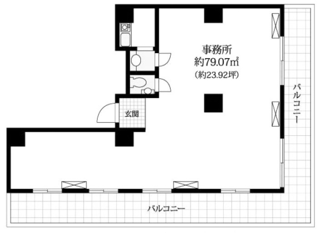 柴田第一ビル601 間取り図